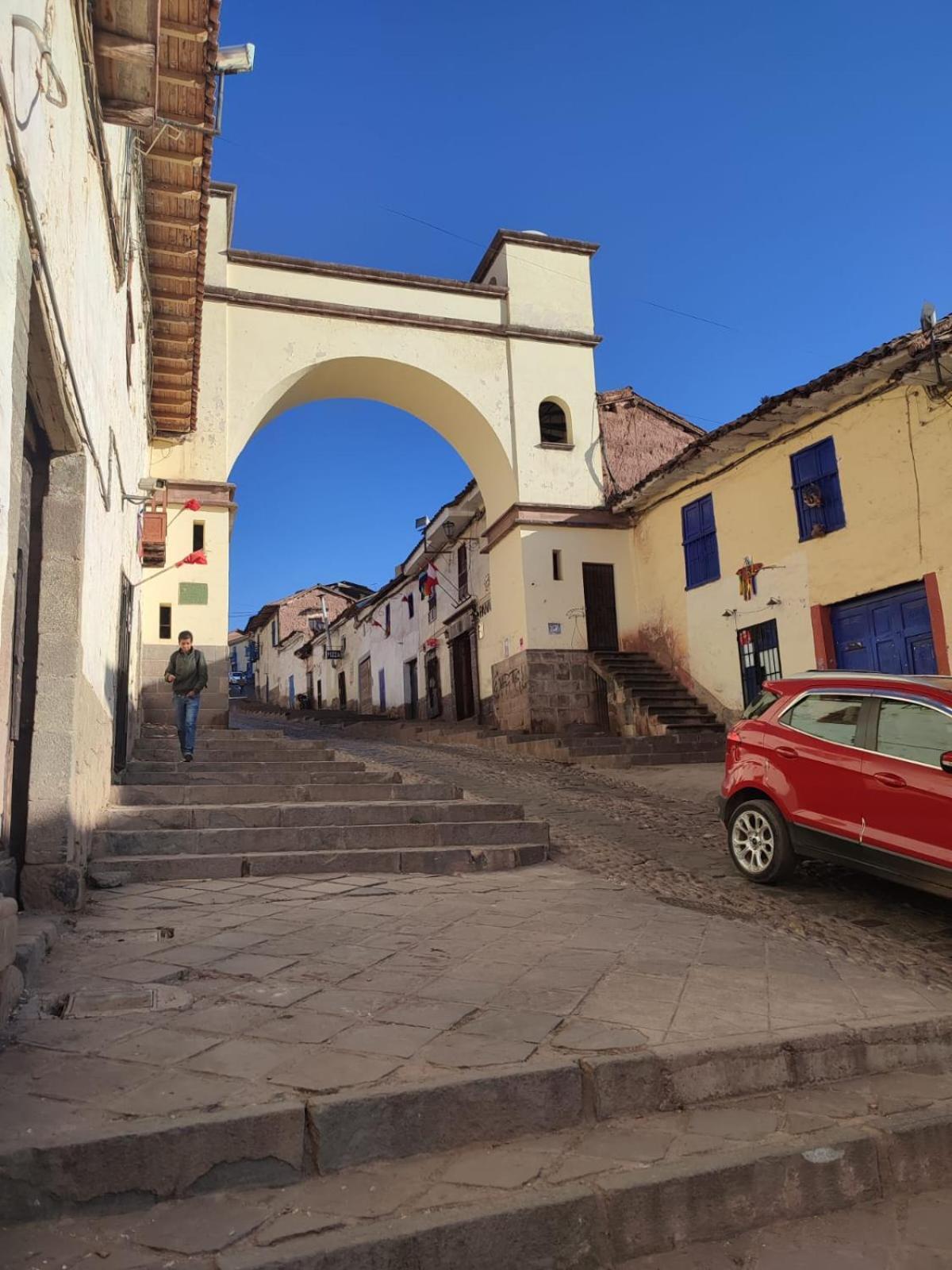 Hostal Con Vista A La Ciudad Santa Ana Cusco Extérieur photo