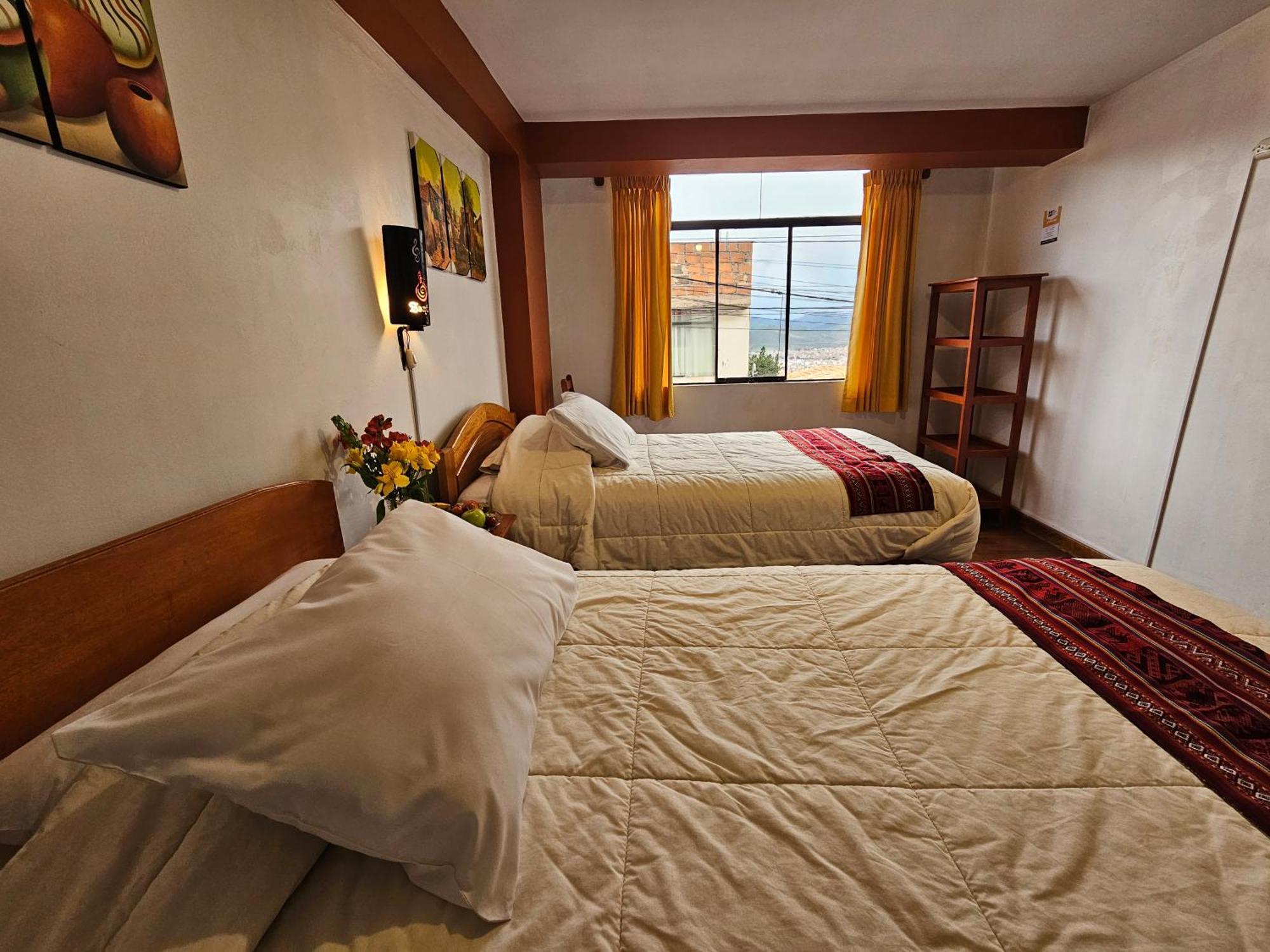 Hostal Con Vista A La Ciudad Santa Ana Cusco Extérieur photo